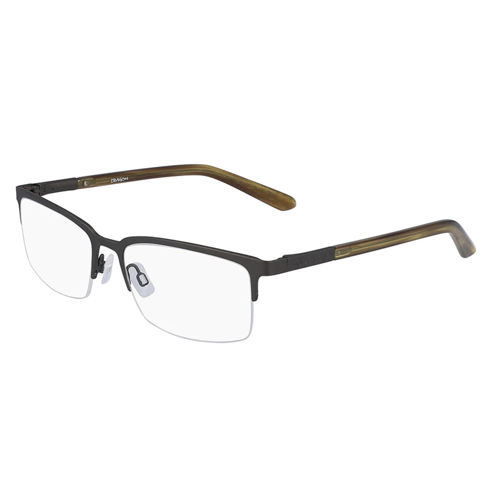 DRAGON DR2014 073 GUNMETAL PINE WOOD DESIGNER EYEGLASSES 55-17-145